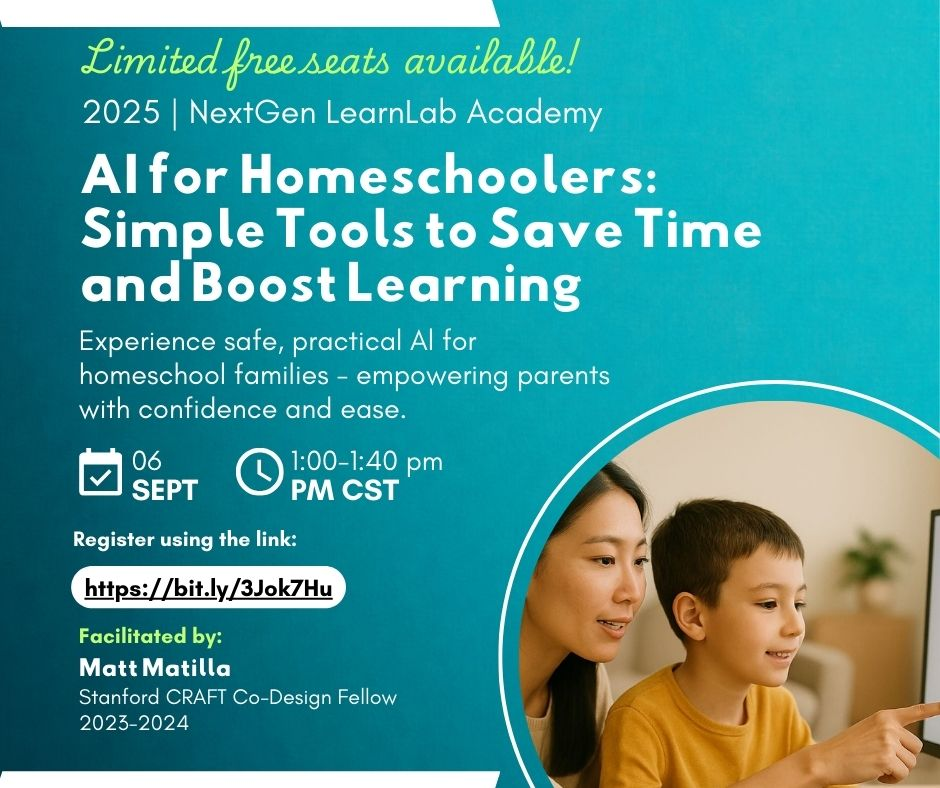 Empowering Homeschoolers with GenAl Webinar