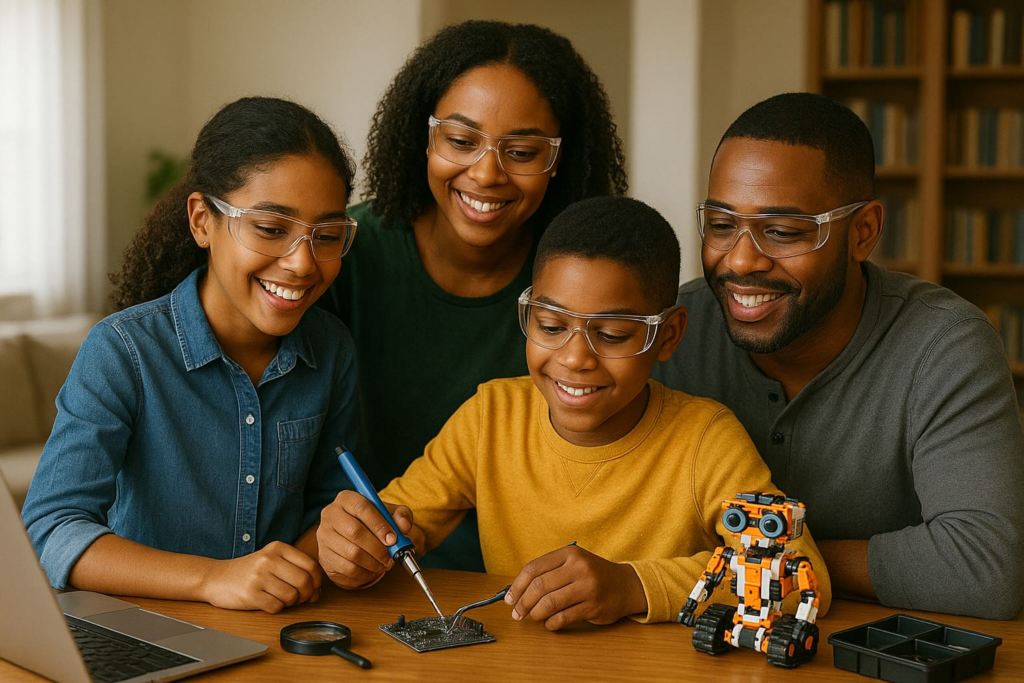 homeschooling family african americans